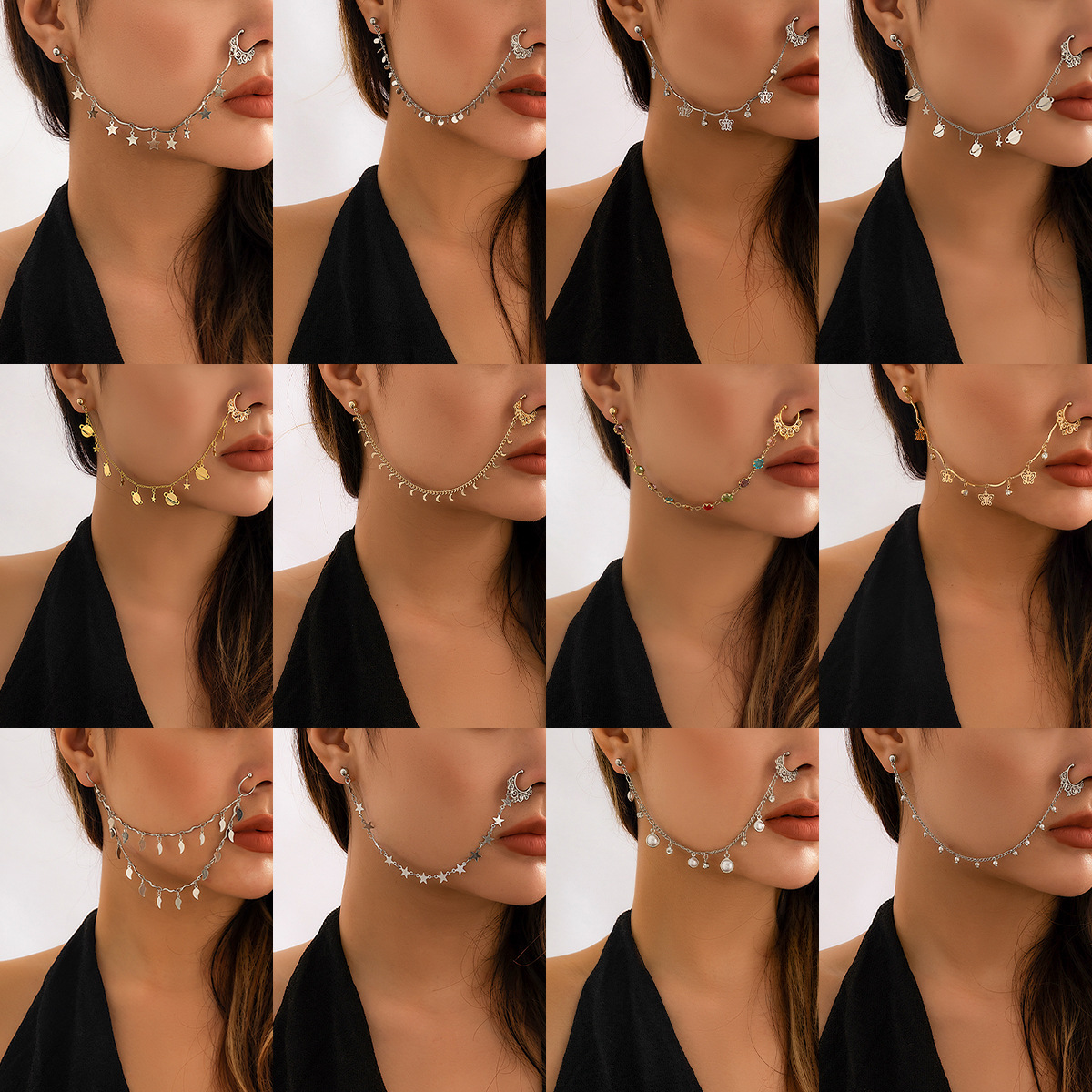 Body Jewelry Indian - Indian Gold Color Pearl Butterfly Tassel