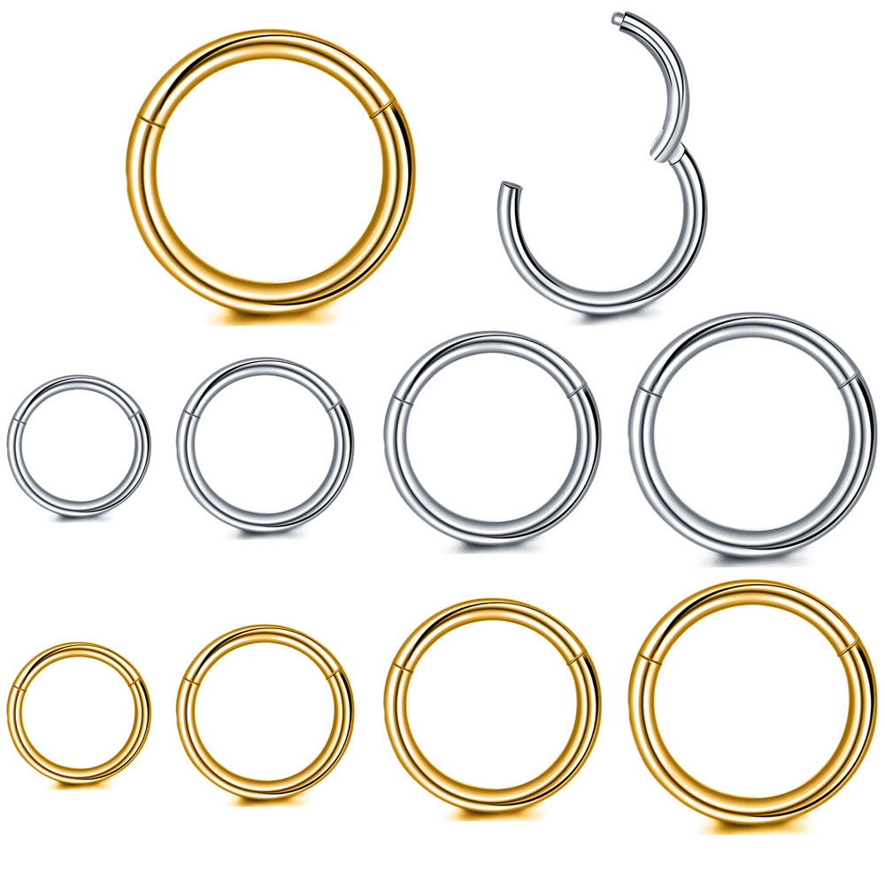 Septum Clicker Ring - 316L Surgical Steel Clicker Segment Nose