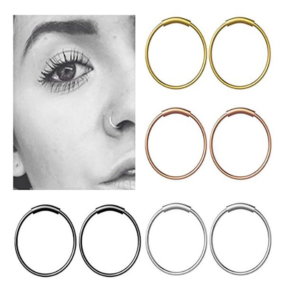 Body Jewelry And Earrings - 3pcs/lot 316L Surgical Steel Seamless Continuous