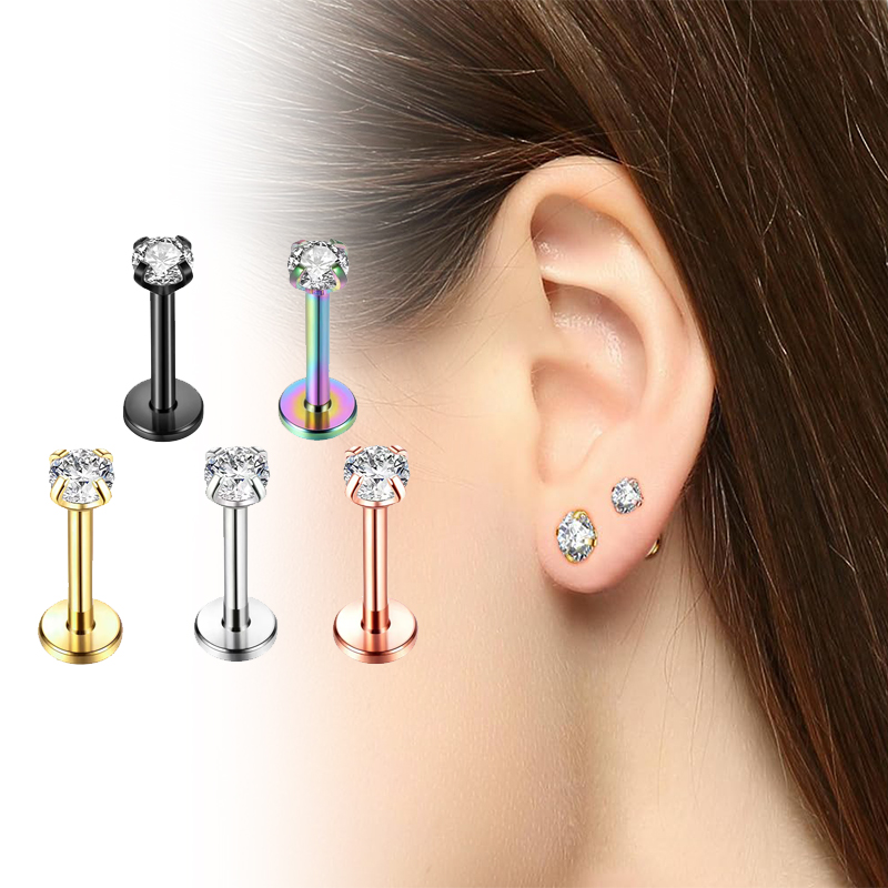 16G Titanium Internally Thread - Body Jewelry And Earrings 评论和价格