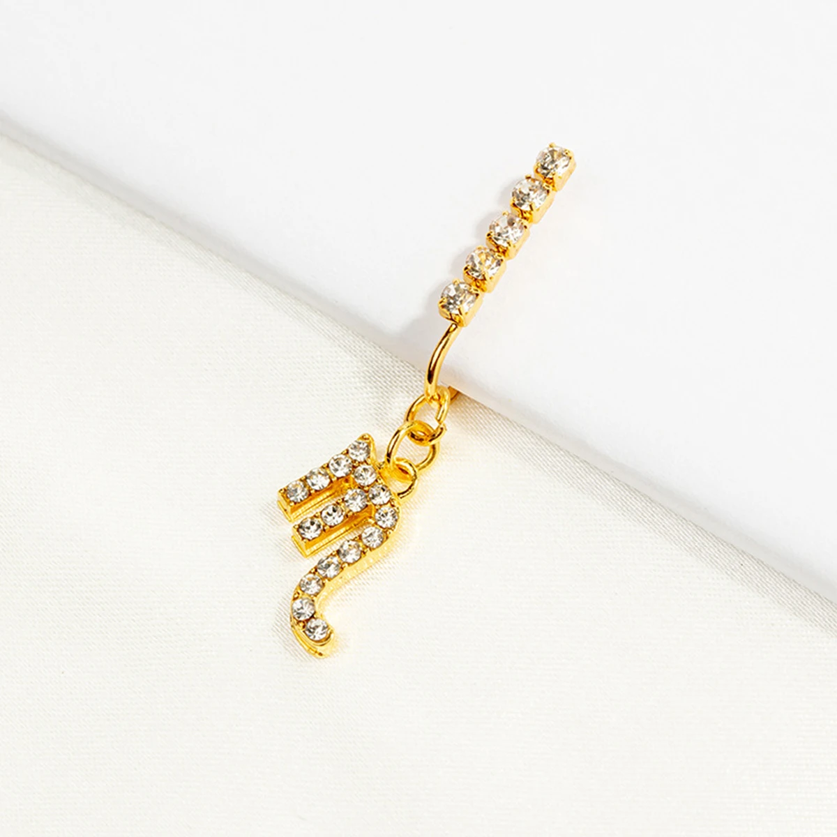 2 Pack Ear Clips Metal Zircon  - Body Jewelry And Earrings 评论和价格