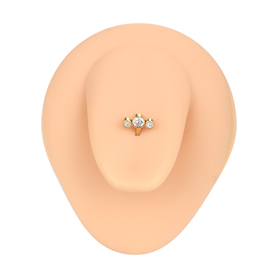 1/5PCS G23 Titanium PIERC Gold - Body Jewelry Nipple Rings 评论和价格