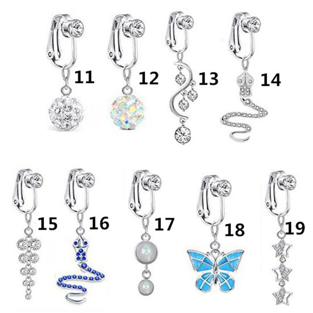 Accessories Clip On Earrings C - Body Jewelry And Earrings 评论和价格