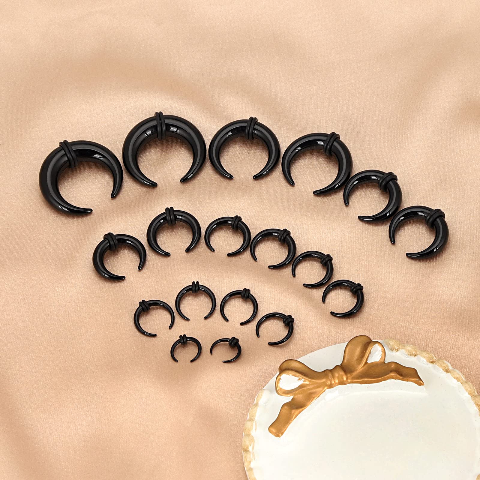 18Pcs Acrylic Septum Pincher T - Septum Clicker Ring 评论和价格