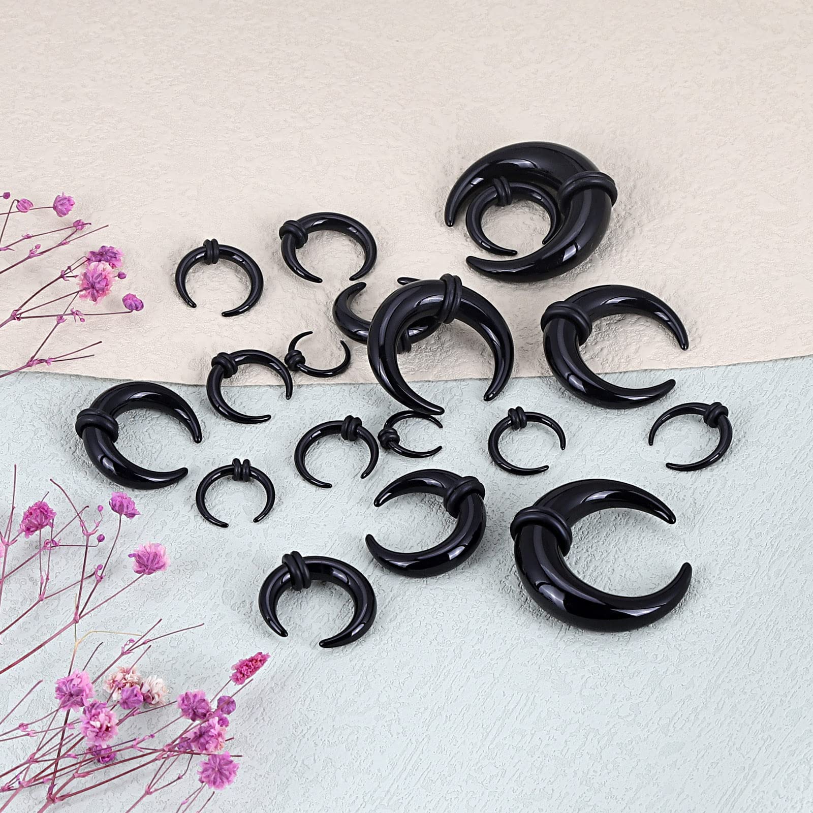 18Pcs Acrylic Septum Pincher T - Septum Clicker Ring 评论和价格