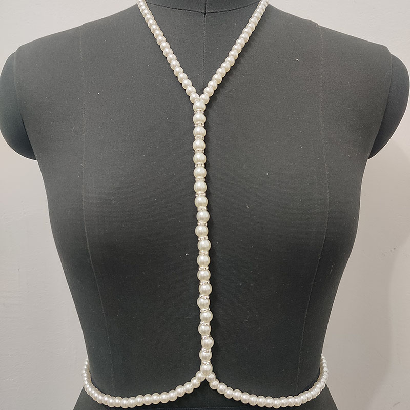 2023 Spring White Pearl Harnes - Body Jewelry Hot 评论和价格