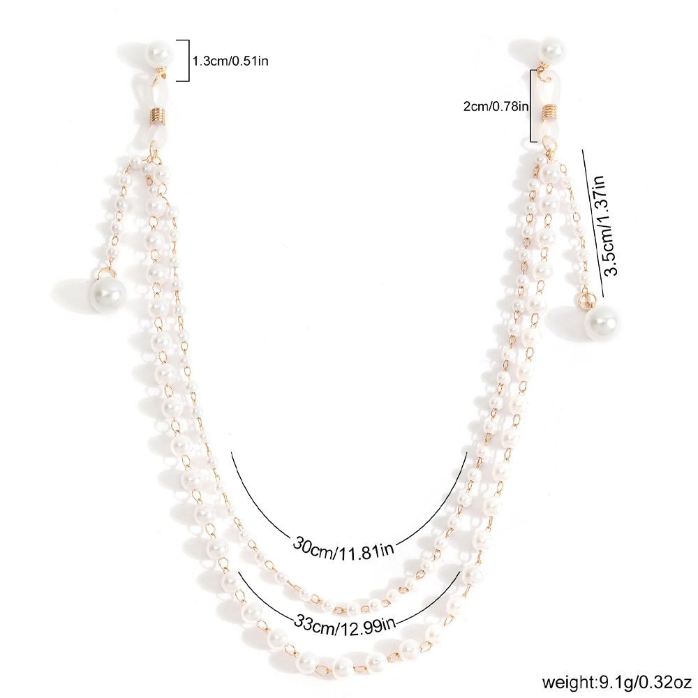 Imitation Pearl Tassel Chest C - Body Jewelry Nipple Chain 评论和价格