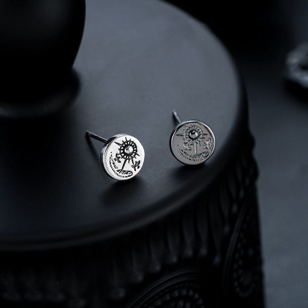 1pair Indian Eagle Stud Earrin - Body Jewelry Indian 评论和价格