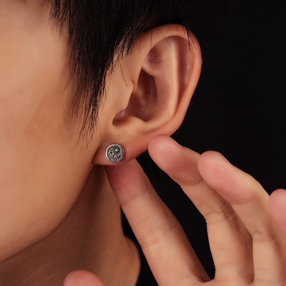 1pair Indian Eagle Stud Earrin - Body Jewelry Indian 评论和价格