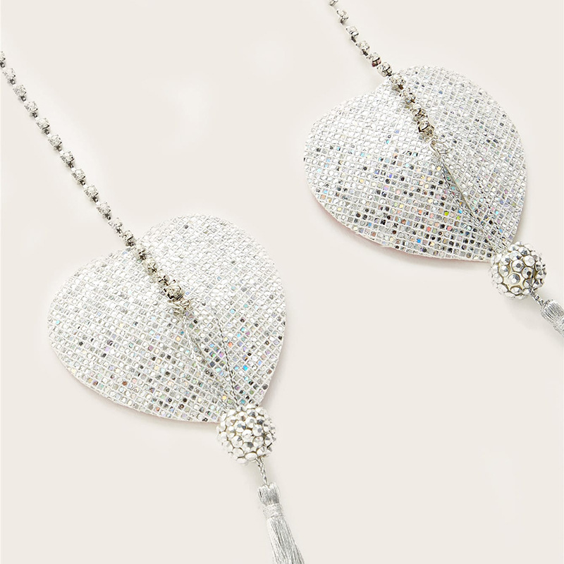 Western Fringe Pasties Chain w - Body Jewelry Nipple Chain 评论和价格