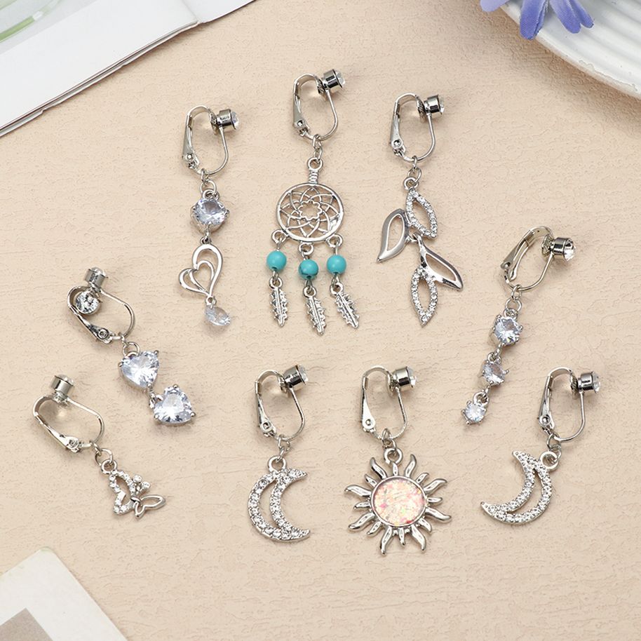 Faux Fake Belly Star Fake Bell - Body Jewelry And Earrings 评论和价格