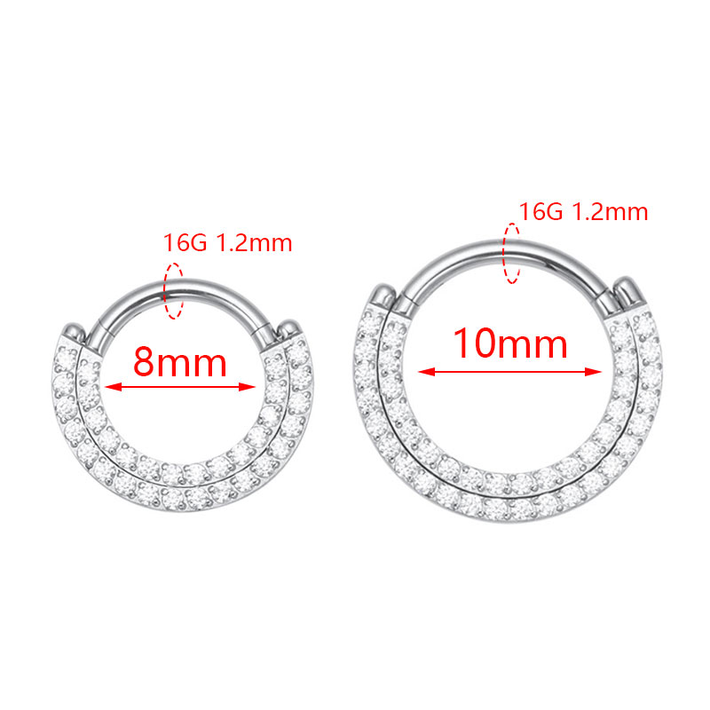 ASTM F136 Titanium Clicker Sep - Septum Clicker Ring 评论和价格