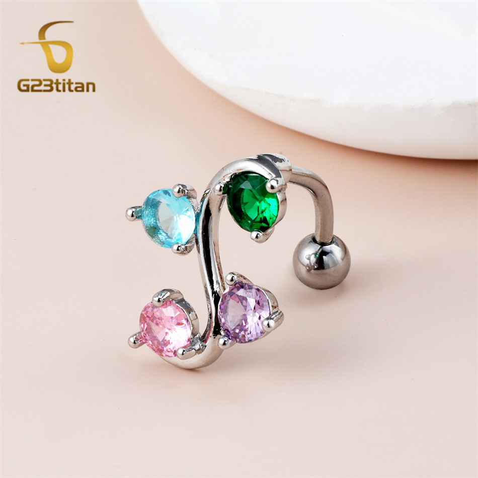 Stainless Steel Curved Belly R - Body Jewelry Shop 评论和价格