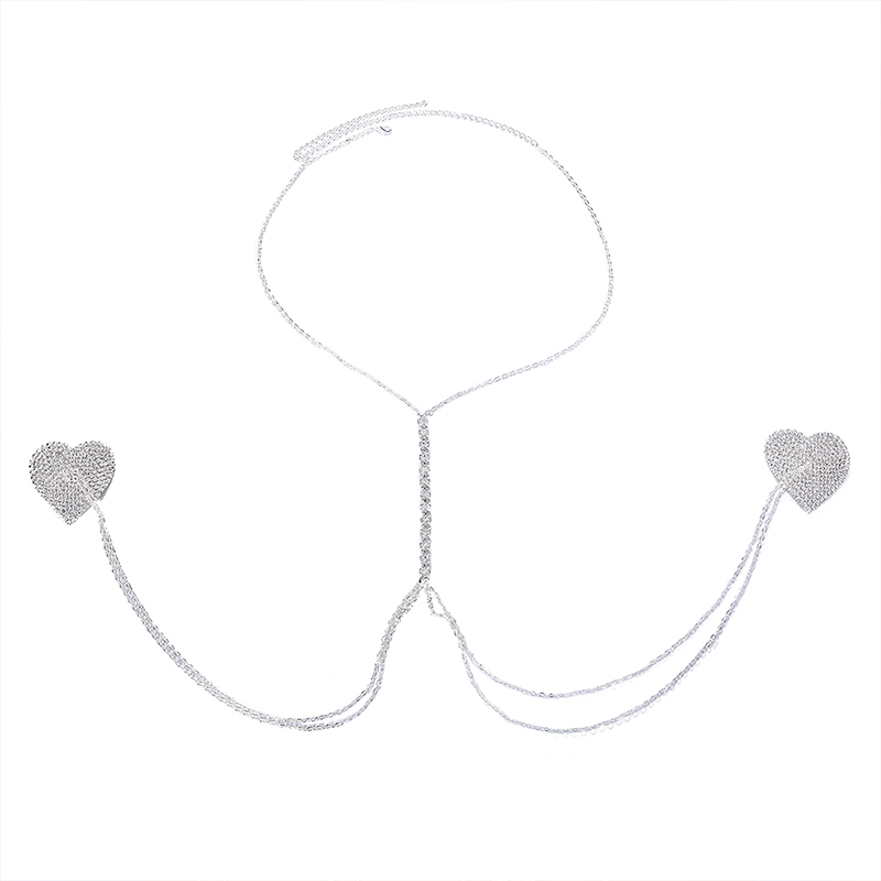 Stonefans Sexy Bikini Cross Rh - Body Jewelry Nipple Chain 评论和价格