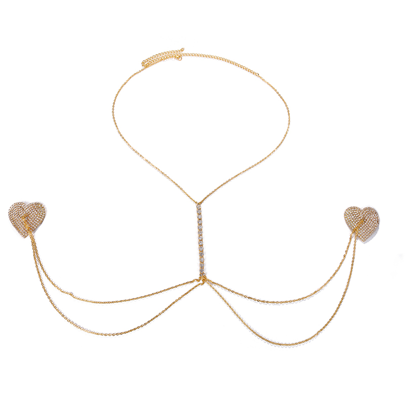 Stonefans Sexy Bikini Cross Rh - Body Jewelry Nipple Chain 评论和价格