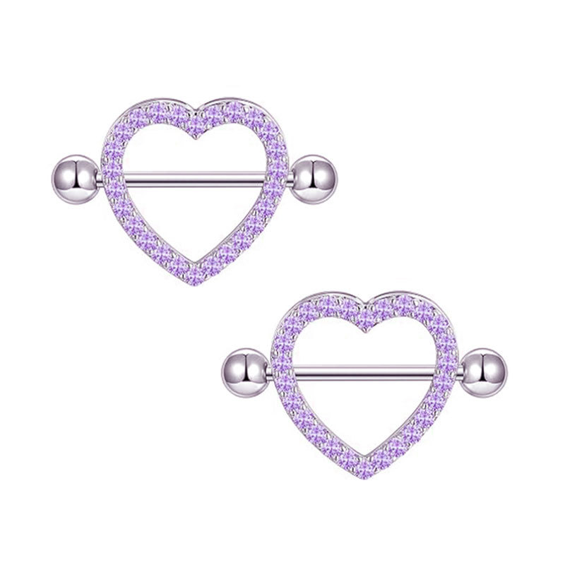 Purple Butterlfy  Nipple Pierc - Body Jewelry Nipple Rings 评论和价格