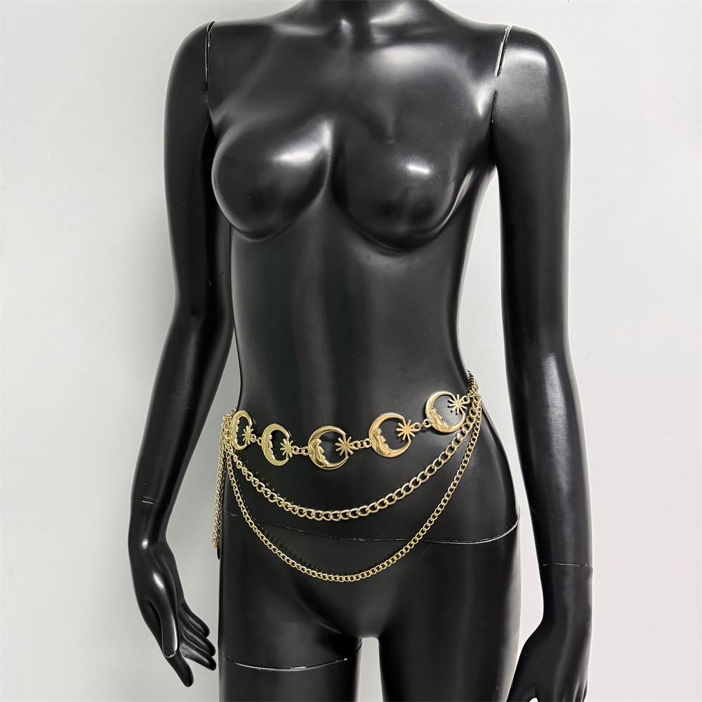 Sexy Gold Silver Moon Star Cha - Body Jewelry Hot 评论和价格