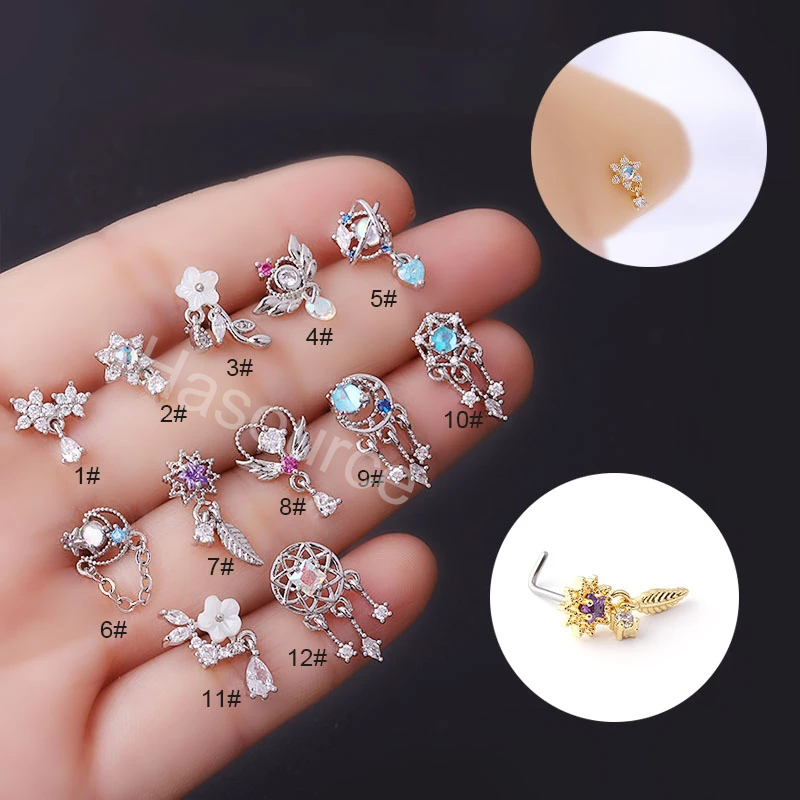 2022 New 1Pcs Fashion 316L Sur - Body Jewelry Indian 评论和价格