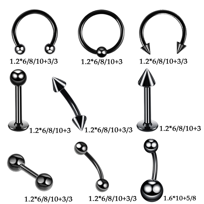 42pcs/set Body Piercing Tool K - Body Jewelry Nipple Rings 评论和价格