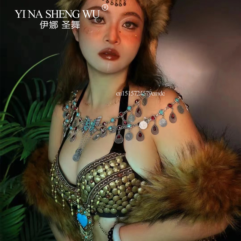 Vintage Alloy Coins Long Tasse - Body Jewelry Indian 评论和价格