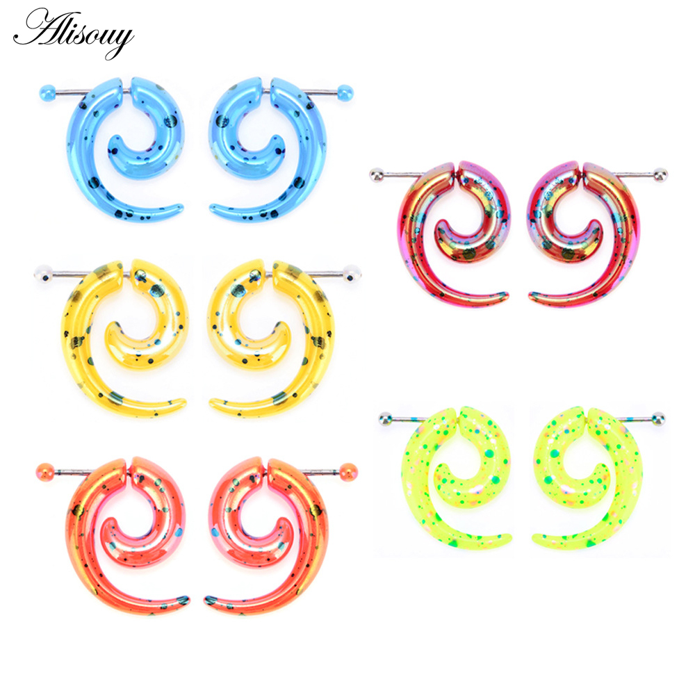 2pcs Hot Acrylic Cheater Fake  - Body Jewelry Hot 评论和价格
