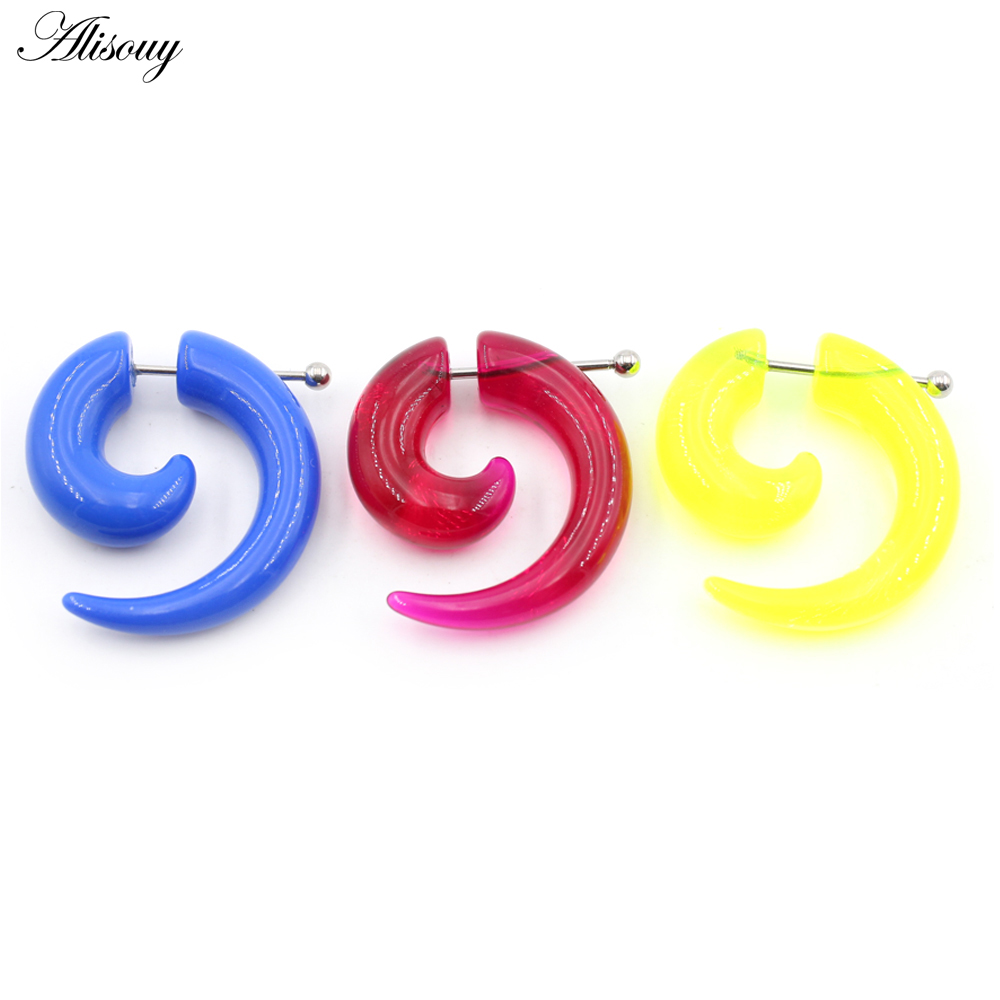2pcs Hot Acrylic Cheater Fake  - Body Jewelry Hot 评论和价格