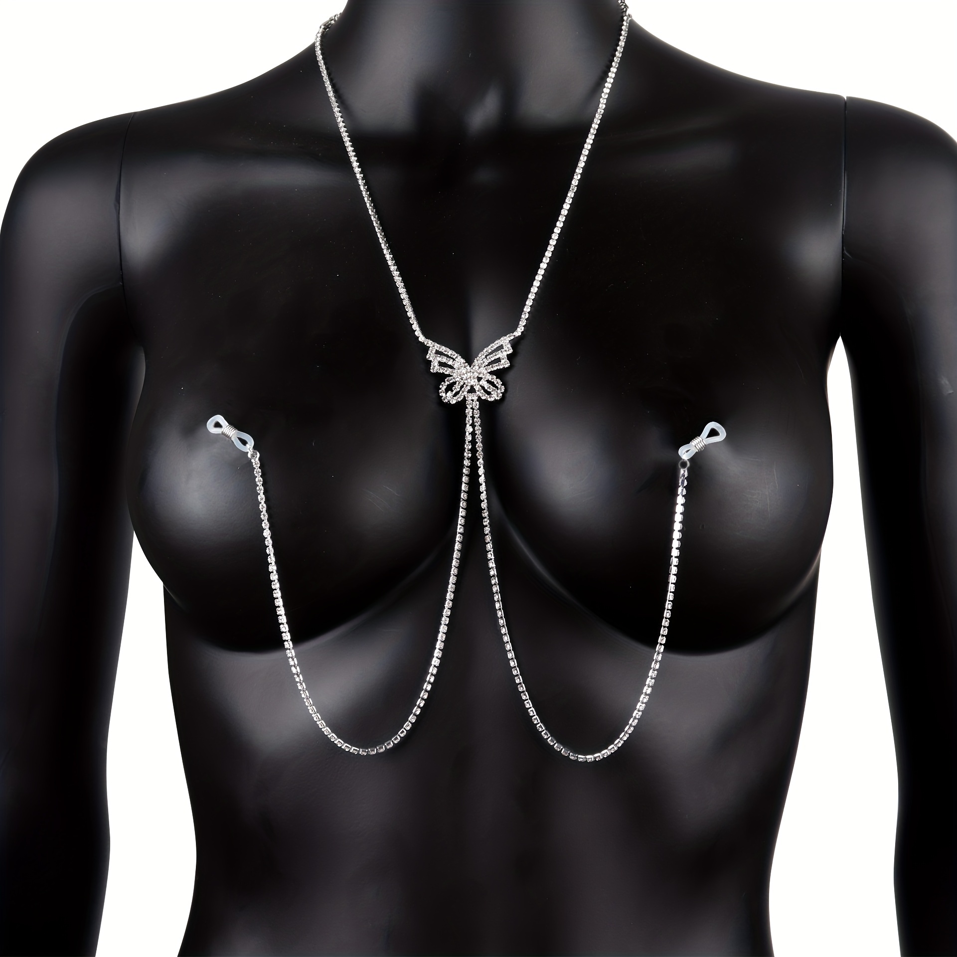 1 pc Tassel Butterfly Nipple C - Body Jewelry Nipple Rings 评论和价格
