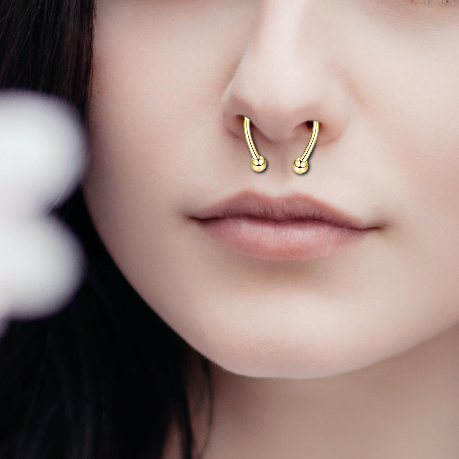 Stainless Steel Magnetic Fake  - Body Jewelry Shop 评论和价格
