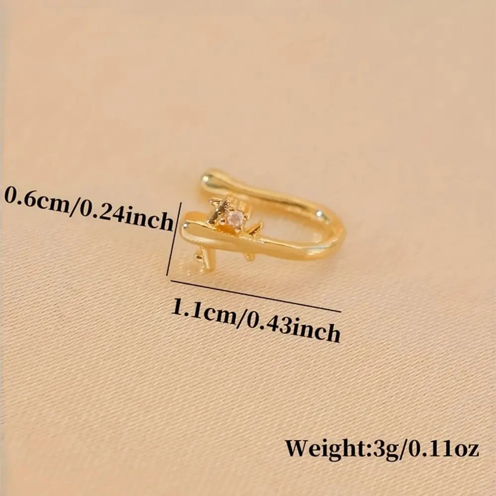 1PC Airplane Design No Piercin - Body Jewelry Hot 评论和价格