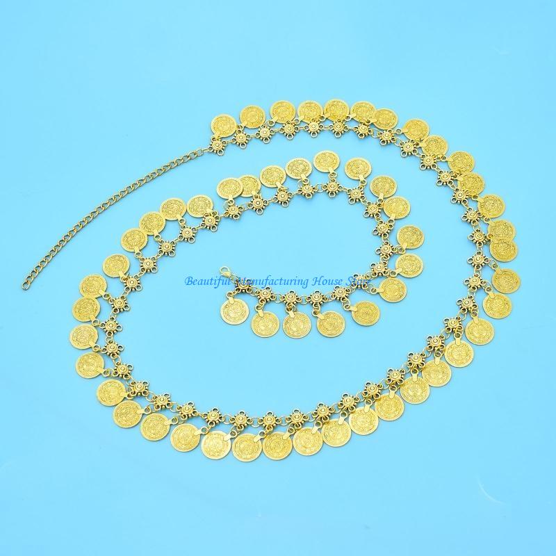 E56A Coin Belly Chain Body Cha - Body Jewelry Indian 评论和价格