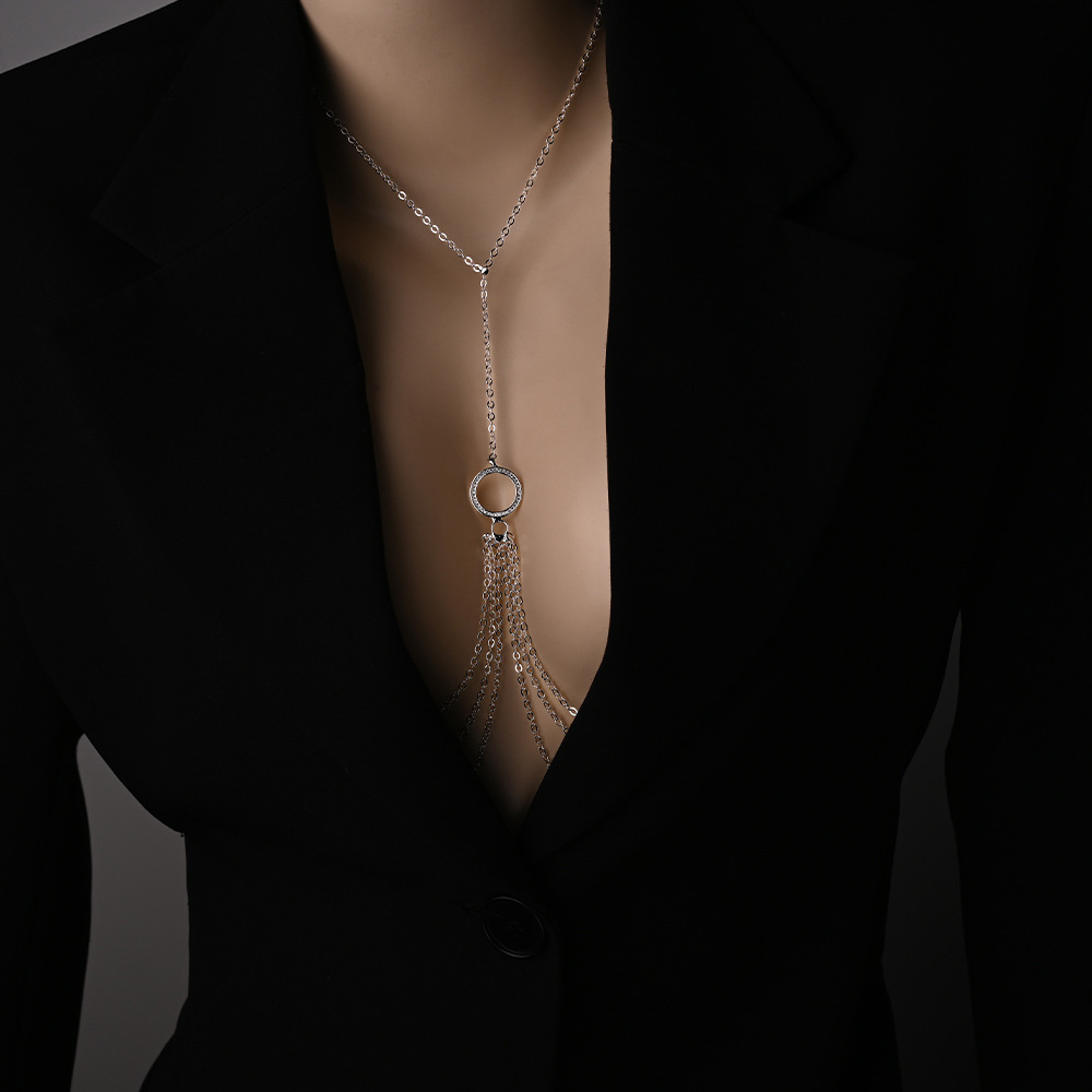 Hollow Round Nipple Chains Non - Body Jewelry Nipple Chain 评论和价格