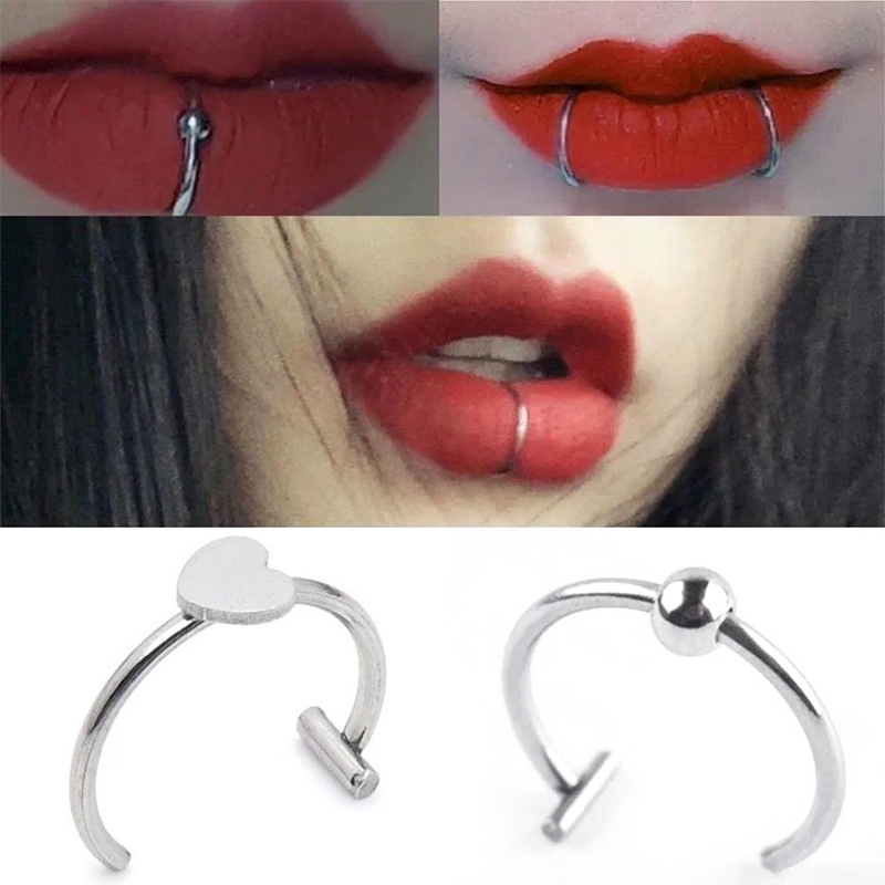 1Pc Stainless Steel Fake Nose  - Body Jewelry And Earrings 评论和价格