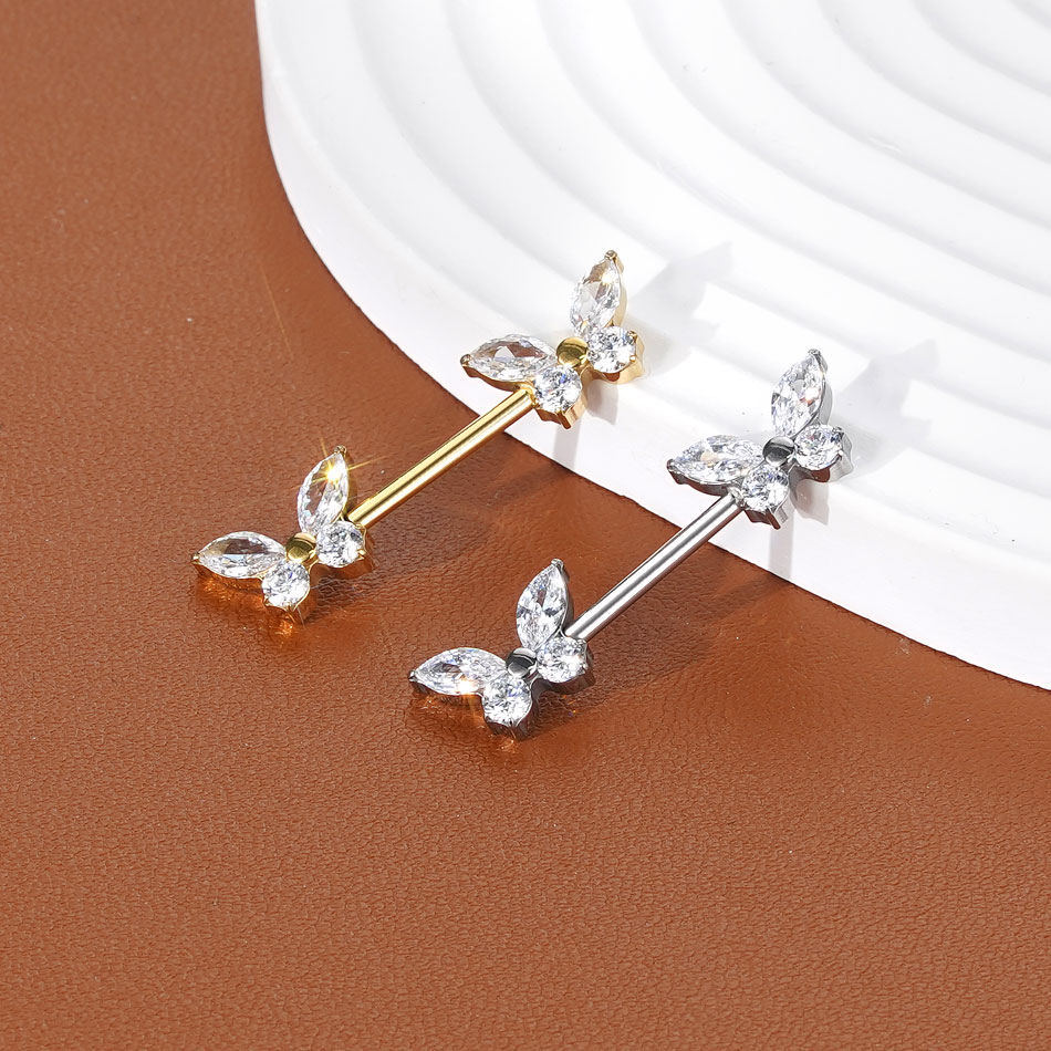 1Pc G23 Titanium Nipple Ring S - Body Jewelry Nipple Rings 评论和价格