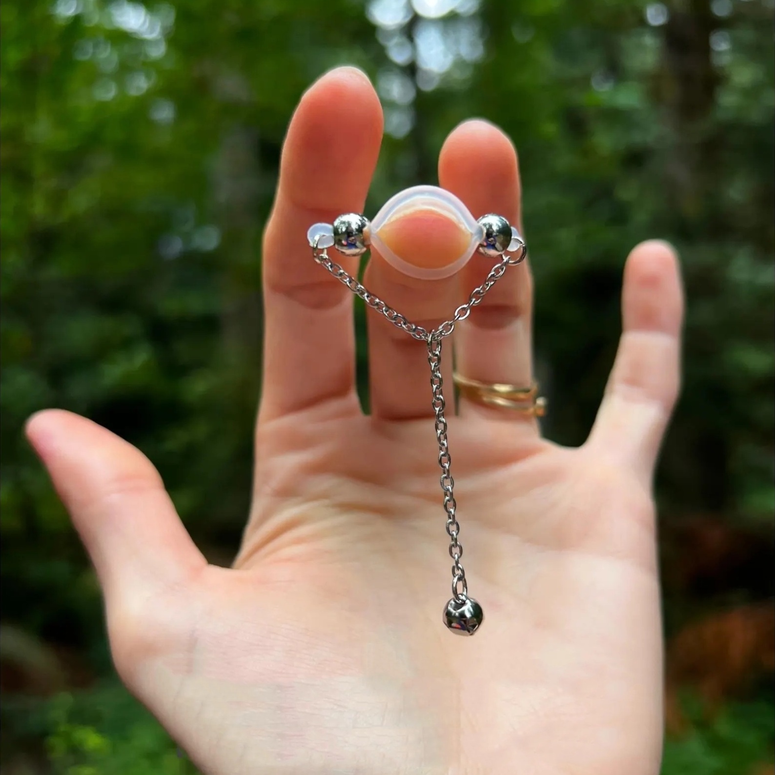 1 Pair Adjustable Fake Nipple  - Body Jewelry Nipple Rings 评论和价格