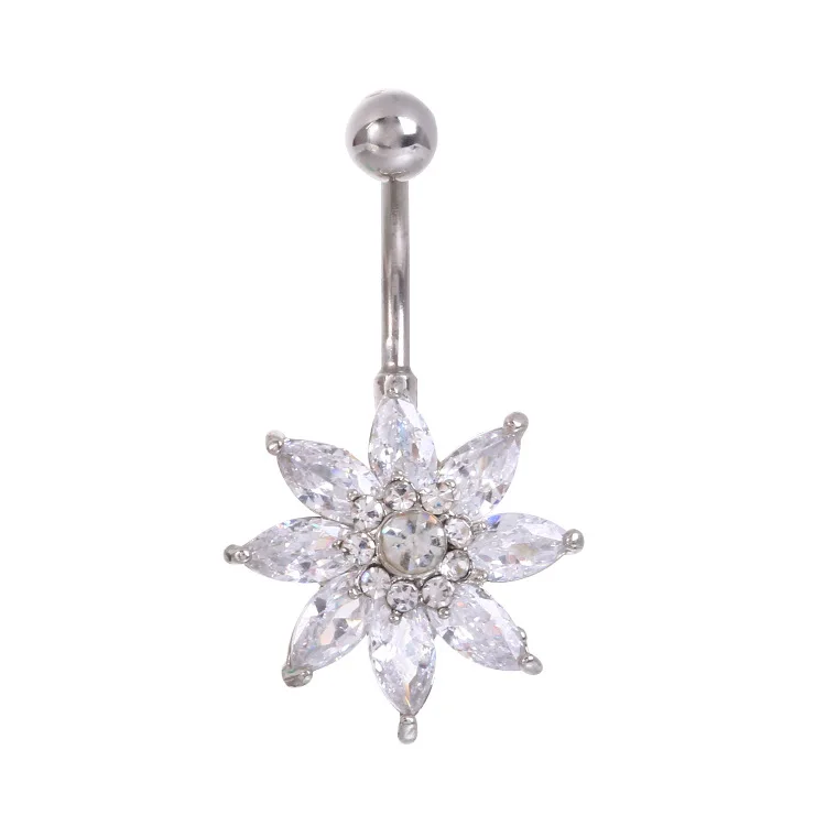 Hot Stainless Steel Cz Crystal - Body Jewelry Hot 评论和价格