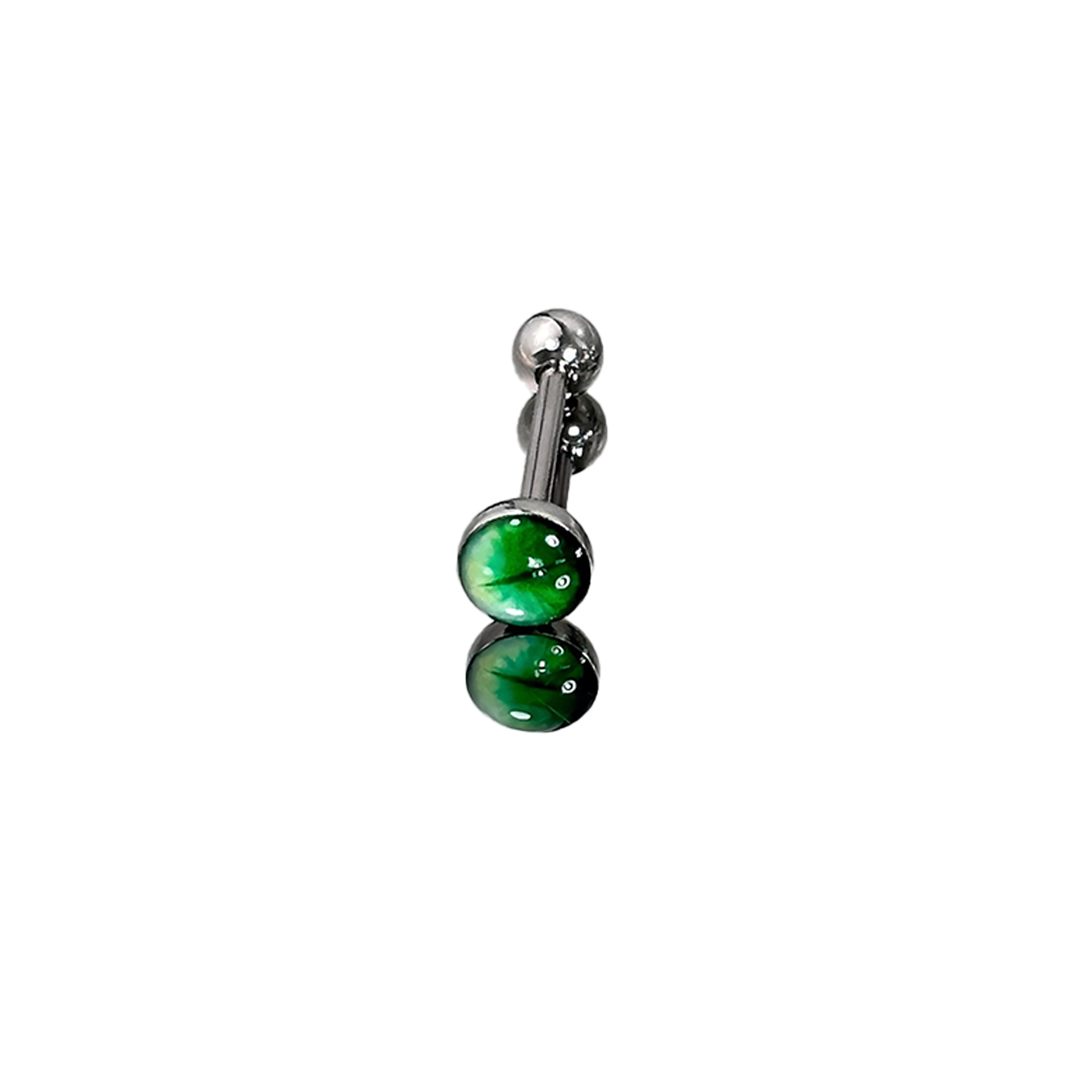 1Pc High-Quality Trendy Green  - Body Jewelry Hot 评论和价格
