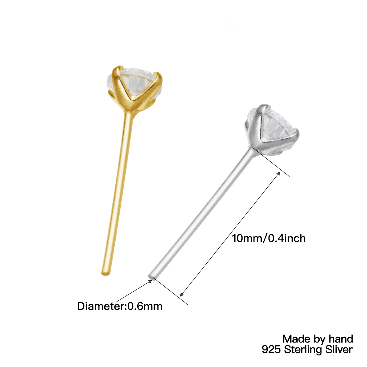 36Pcs/Pack 925 Sterling Silver - Body Jewelry Indian 评论和价格