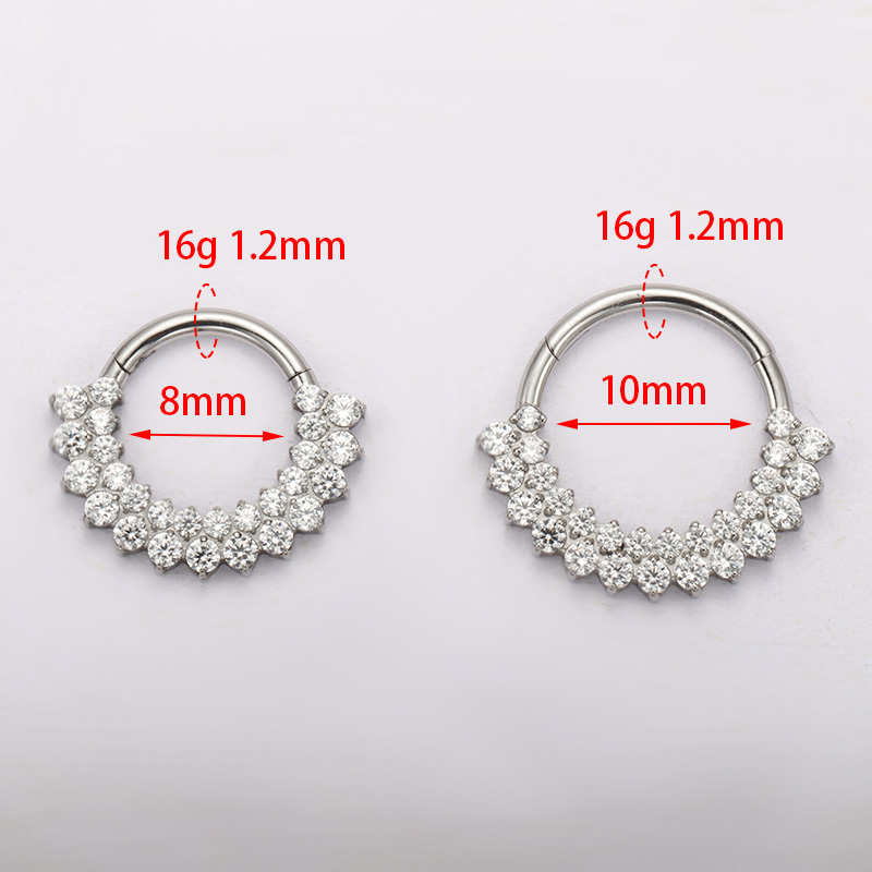 ASTM F136 Titanium Clicker Sep - Septum Clicker Ring 评论和价格