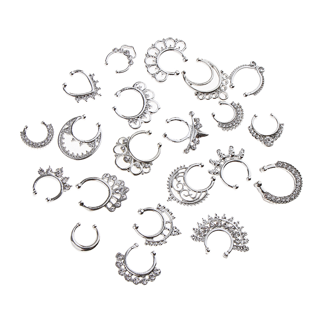 Hot Sale 21/3PCS Nose Fake Sep - Body Jewelry Hot 评论和价格