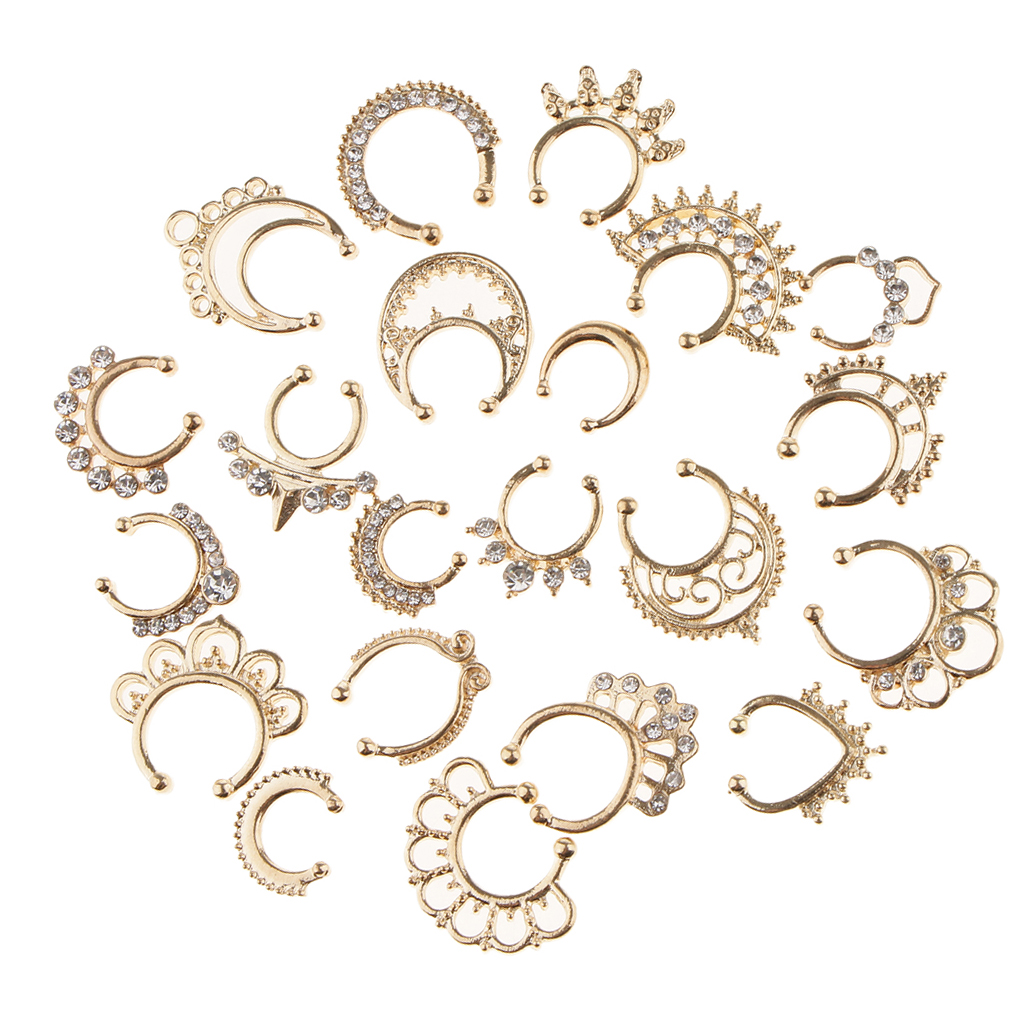Hot Sale 21/3PCS Nose Fake Sep - Body Jewelry Hot 评论和价格