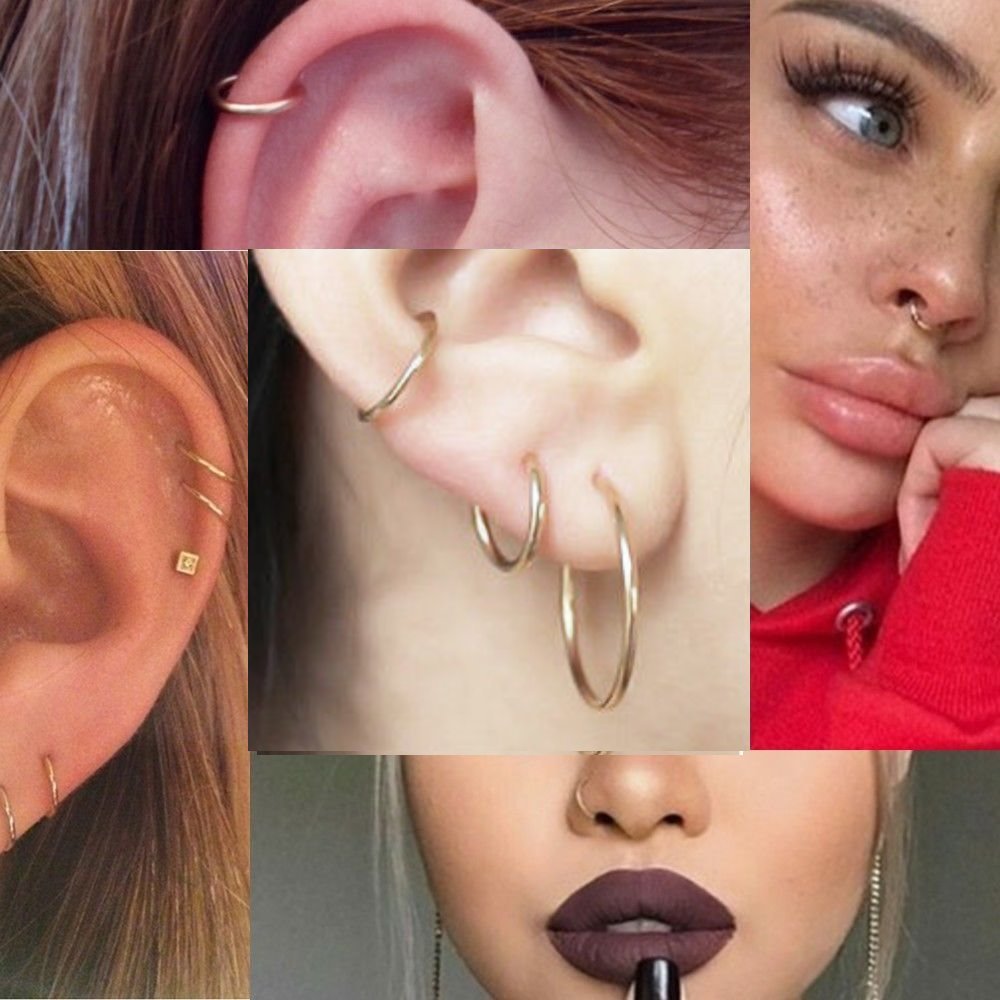 8Pcs Surgical Stainless Steel  - Septum Clicker Ring 评论和价格