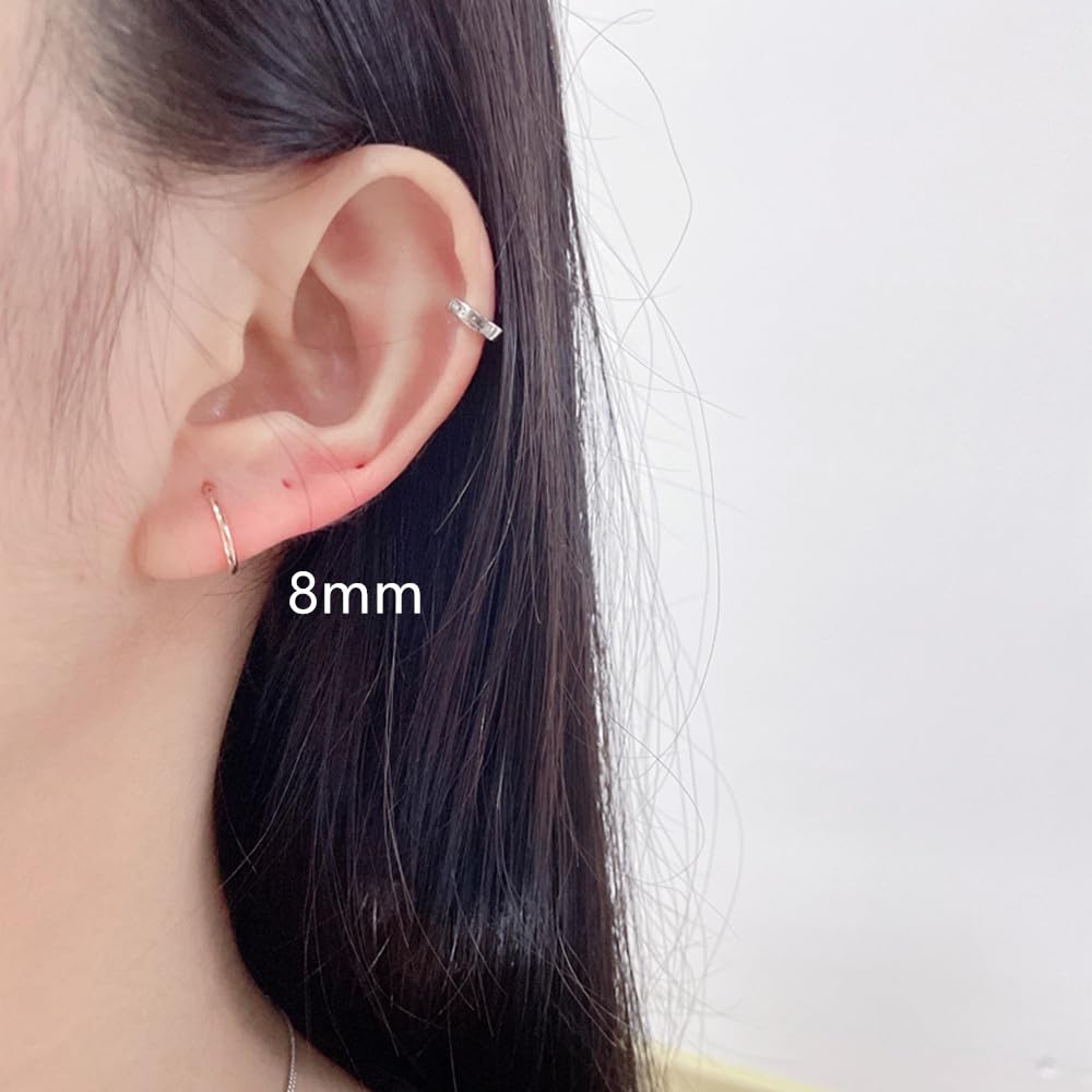 8Pcs Surgical Stainless Steel  - Septum Clicker Ring 评论和价格