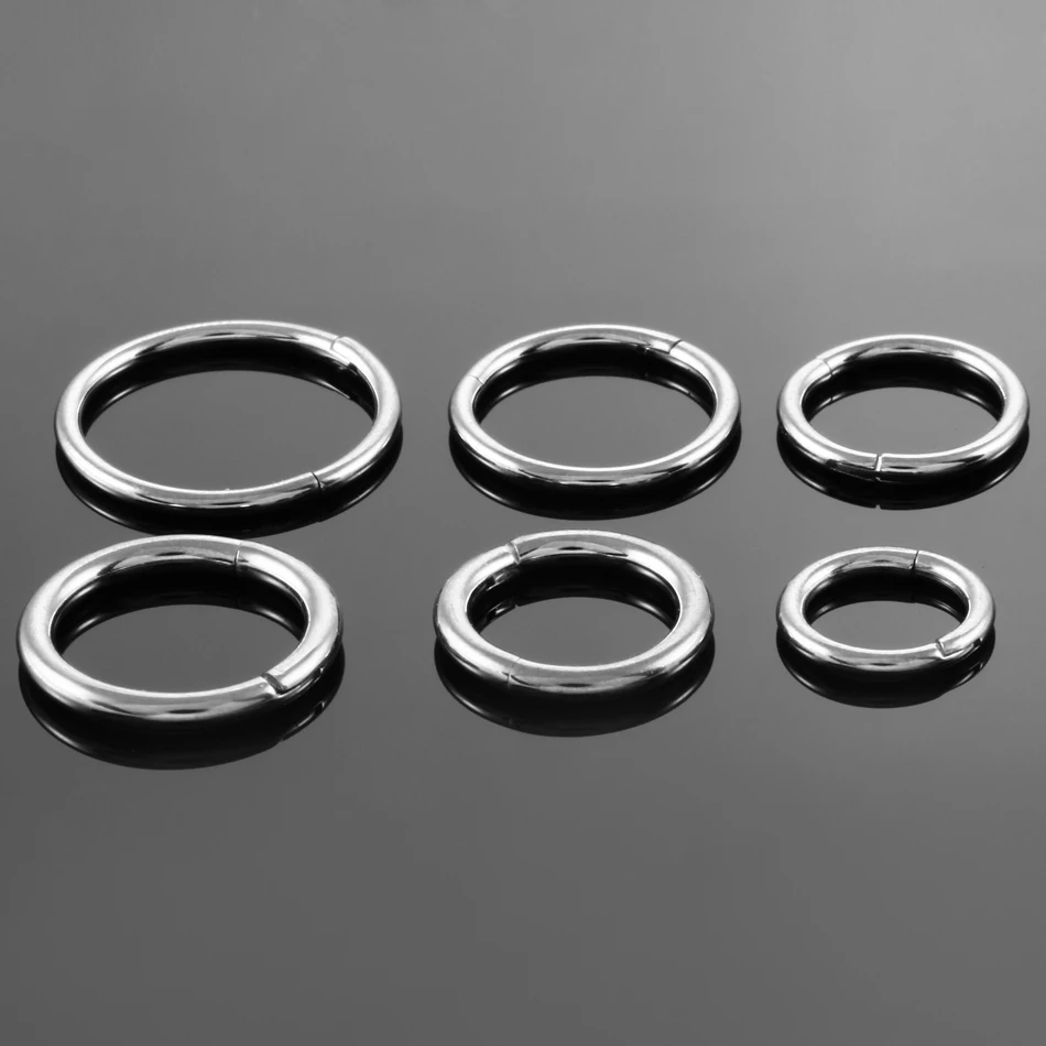 F136 Titanium Nose Piercing Hi - Septum Clicker Ring 评论和价格
