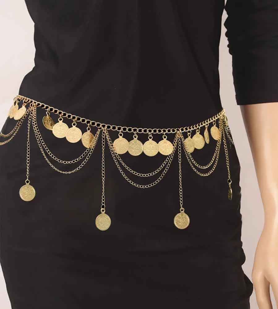 Gypsy Tribal Vintage Gold Colo - Body Jewelry Indian 评论和价格
