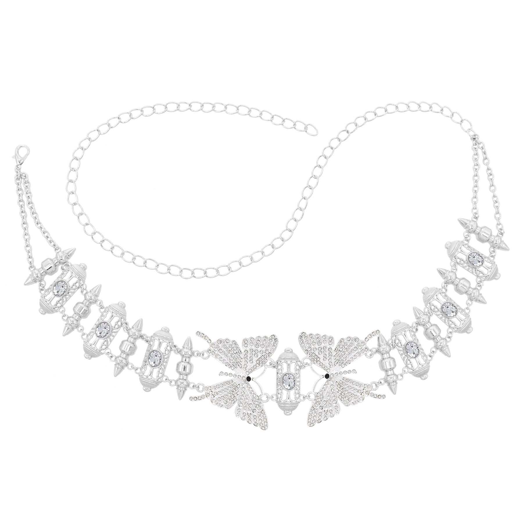 Fashion Butterfly Waist Belly  - Body Jewelry Indian 评论和价格