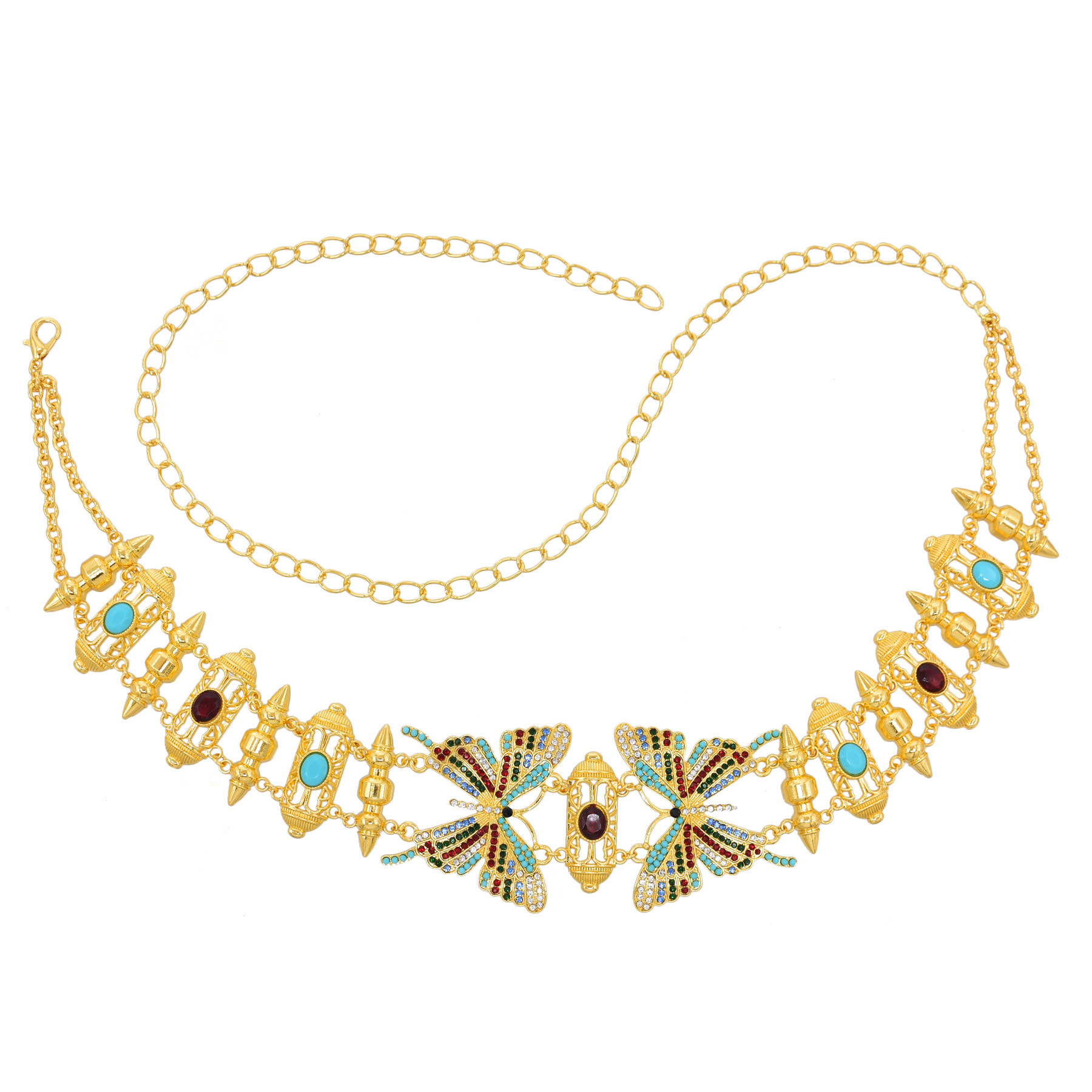 Fashion Butterfly Waist Belly  - Body Jewelry Indian 评论和价格